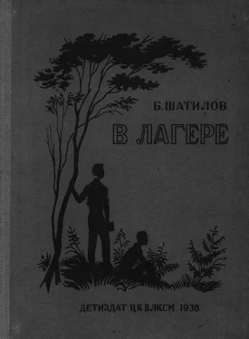 Борис Шатилов В лагере обложка книги