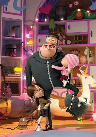 Now hes a dad to Margo Edith and Agnes and has his Minions do his housework - фото 69