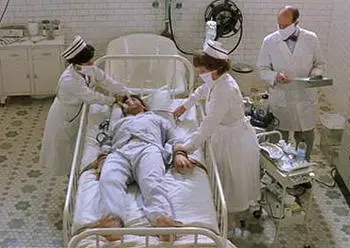 Шоковая терапия инсулином Как это работает Человеку привязанному ремнями к - фото 73