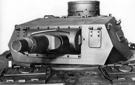 Башня танка PzIV AusfA с 75мм пушкой KwK 37 с длиной ствола 24 калибра - фото 296