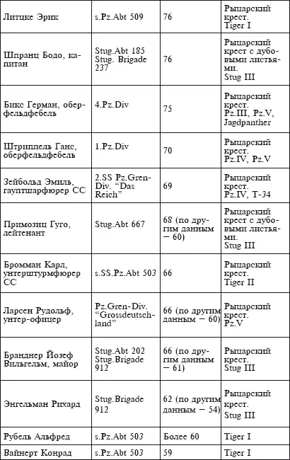 Танковые асы Гитлера - фото 4