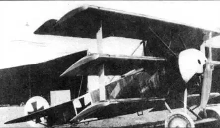19й стаффель получил трипланы в феврале 1918 г На снимке Dr I 20217 - фото 101