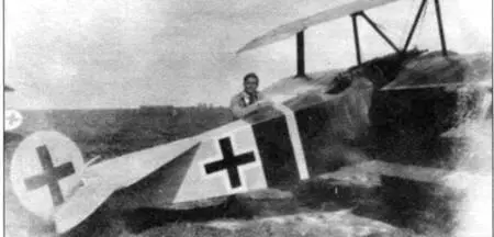 Баварский 34й стаффель первые трипланы получил в мае 1918 г На снимке DrI - фото 114