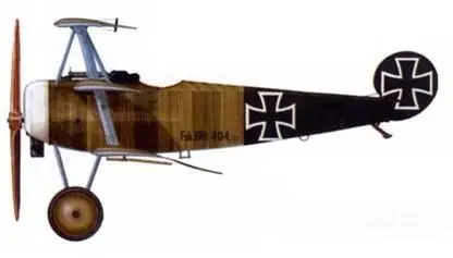 Фоккер Dr I 40417 гауптмана Адольфа фон Тутчека JG II Тулис март 1918 г - фото 143