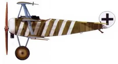 Фоккер Dr I 50417 лейтенанта Рудольфа Pахенау Jasta 19 Балатр апрель 1918 - фото 151