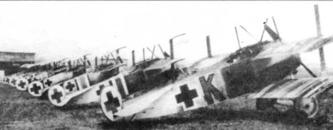 Трипланы из стаффеля Бельке ХаллюнОст апрель 1918 г Опознавательные знаки - фото 54
