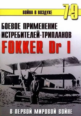 С. Иванов Боевое применение трипланов Fokker Dr I в Первой Мировой войне обложка книги