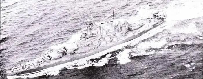 Северная Каролина на полном ходу апрель 1942 г Линкор покрашен по схеме Ms - фото 31