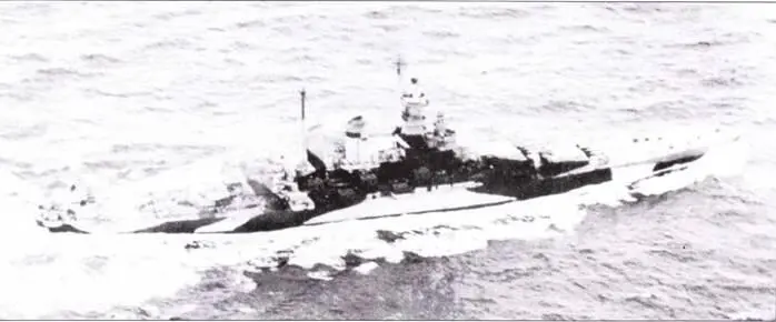 К концу 1943 г Северная Каролина была перекрашена из схемы Ms 21 в схему - фото 40