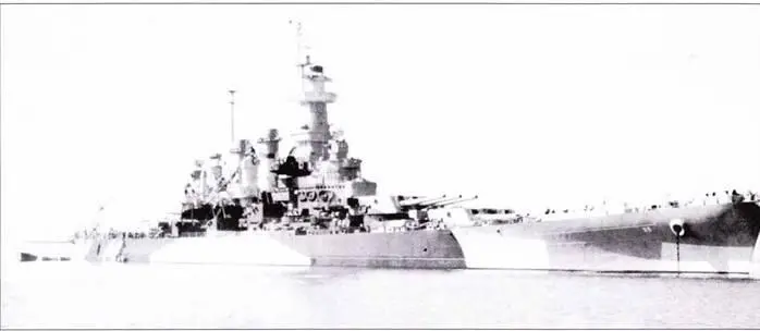 В конце лета 1944 г Северная Каролина прошла интенсивный ремонт в ходе - фото 42