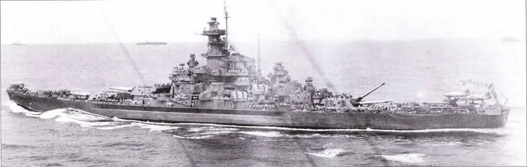 Южная Дакота в период высадки на Маршалловы острова 25 января 1944 г - фото 61