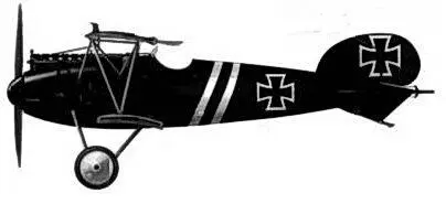 12 Альбатрос D V лейтенанта Йозефа Якобса Jasta 7 1917 г В окраске - фото 46
