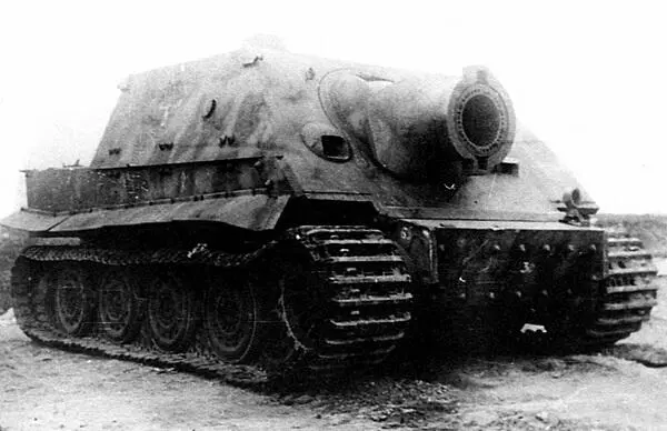 Прототип Штурмтигра на НИБТПолигоне в подмосковной Кубинке 1946 год До - фото 188
