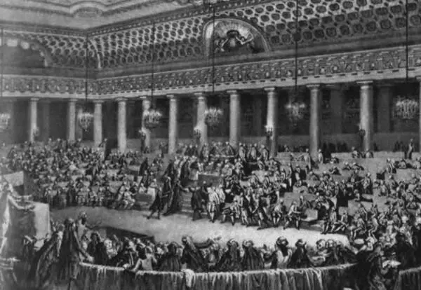 Заседание Генеральных штатов Министр финансов Жак Неккер Знаменитая - фото 12