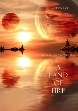 Morgan Rice A Land of Fire обложка книги