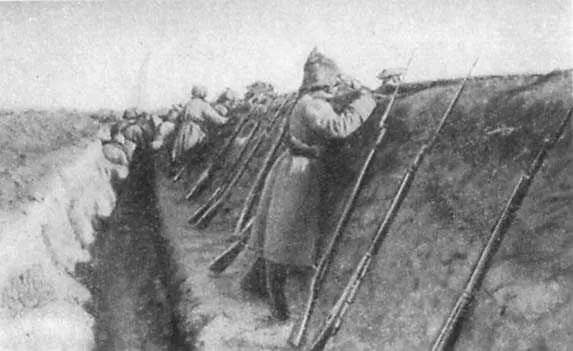 Русские войска в окопах зимой Японская пехота Эшелон укомплектования японской - фото 49