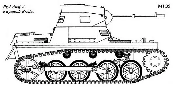 PzI AusfA с пушкой Breda К началу Второй мировой войны 1 сентября 1939 года - фото 39