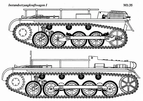 Instandsetzungkraftwagen I Наиболее крупным боем с участием PzI стала битва у - фото 41