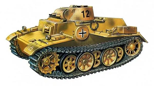 PzI AusfF 12я танковая дивизия 12Panzer Division Восточный фронт июль - фото 91