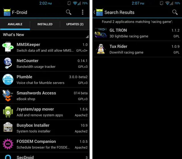 Само приложение FDroid которое используется для доступа к сервису тоже имеет - фото 86