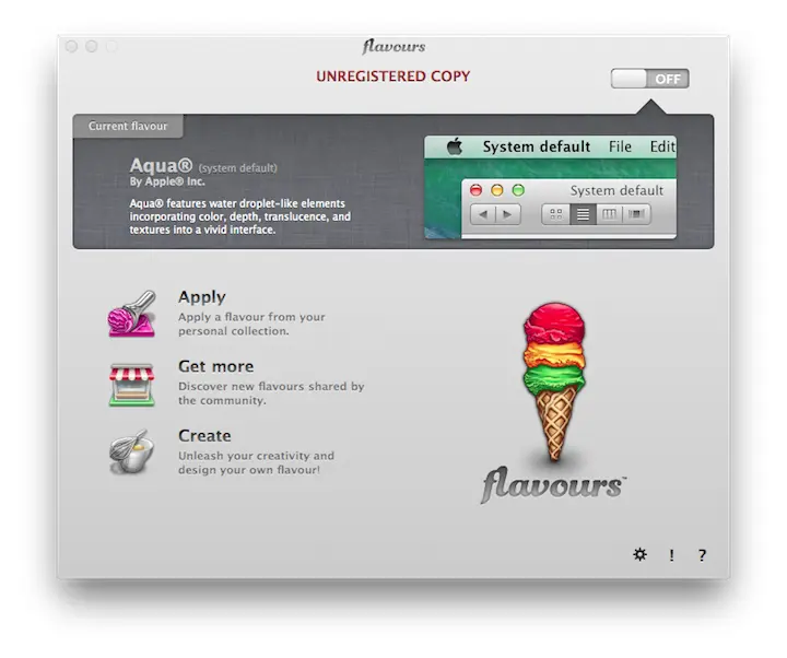 Flavours поддерживает операционные системы начиная с версии OS X Lion 1073 и - фото 97