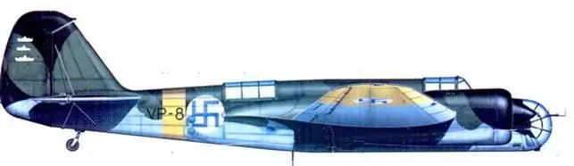СБ2М100А VP8 SB 8 из 2LeLv 6 Нуммела лето 1941 года Самолет был - фото 135