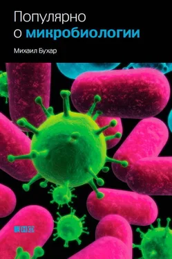 Михаил Бухар Популярно о микробиологии обложка книги