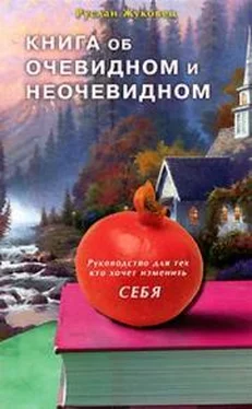 Руслан Жуковец Книга об очевидном и неочевидном. Руководство для тех кто хочет изменить себя обложка книги