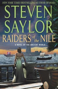 Steven Saylor Raiders of the Nile обложка книги