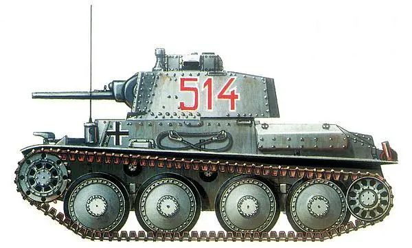 Pz38t AusfC 25й танковый полк 7й танковой дивизии Франция май 1940 г - фото 72