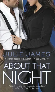 Julie James About That Night обложка книги