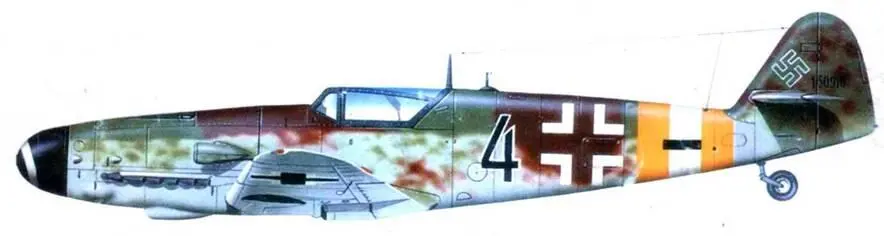 Me 109G10 WNr 150816 черная 4 из II1G 2 май 1945 года Камуфляж - фото 118