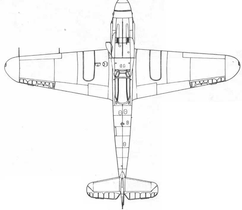 Bf 109 K4 Bf 109 K4 Хвост Me 109K4 WNr 335170 Типичный камуф - фото 15