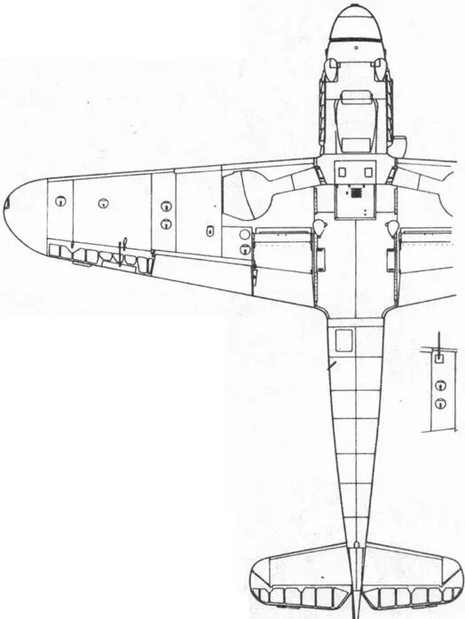 Bf 109 K4 Хвост Me 109K4 WNr 335170 Типичный камуфляж и хвостовое - фото 16