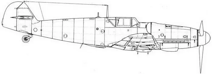 Me 109 G6U2R2 разведывательный вариант с системой GM 1 Me 109 G8 Me - фото 29