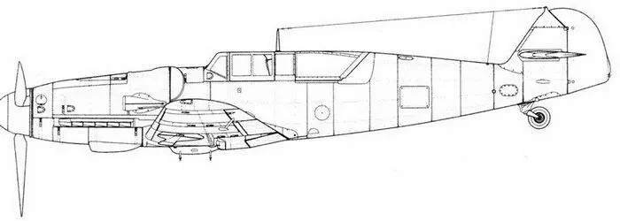 Me 109 G12 югославский изготовлен из G6 Me 109 G6у с радиостанцией - фото 35
