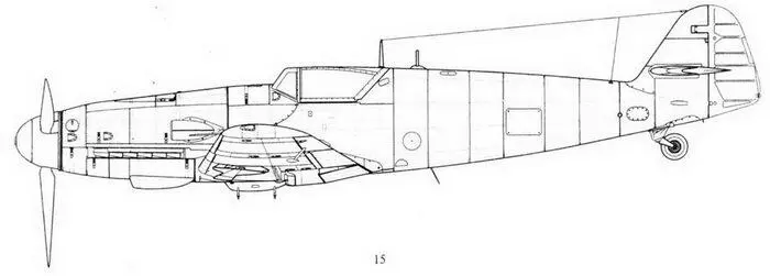 Me 109 G6AS стандартный серийный выпуска 1944 г Me 109 G10R6 с капотом - фото 41