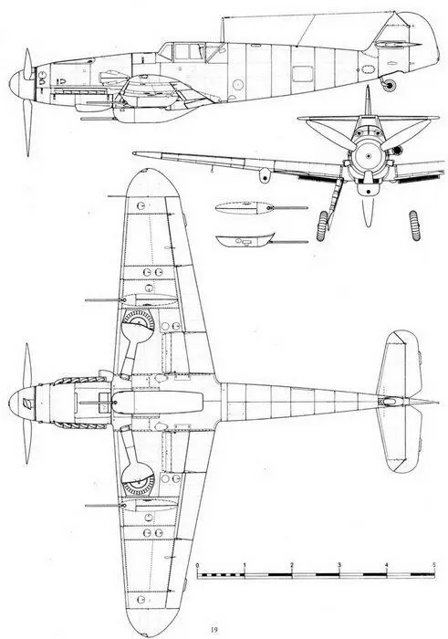 Me 109 62 с подкрыльевыми пушками MG 15120 Me 109 G10U2 стандартный - фото 51