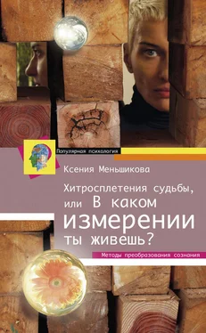 Ксения Меньшикова Хитросплетения судьбы, или В каком измерении ты живешь? Методы преобразования сознания обложка книги