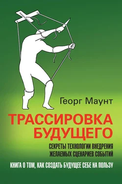 Георг Маунт Трассировка будущего. Секреты технологии внедрения желаемых сценариев событий обложка книги