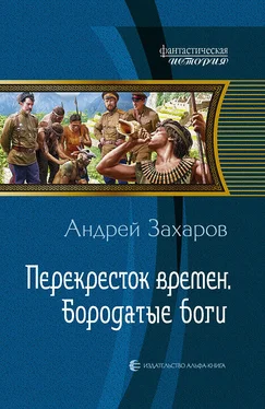 Андрей Захаров Перекрёсток времён. Бородатые боги обложка книги