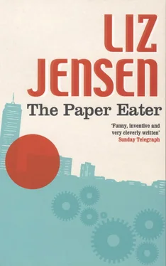 Liz Jensen The Paper Eater обложка книги