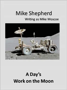 Mike Moscoe A Day's Work on the Moon обложка книги