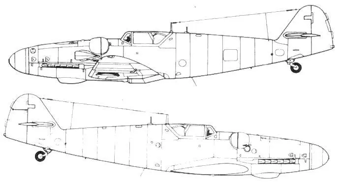 Bf 109G14 Осенью 1944 года многие части люфтваффе перебазировались на - фото 120