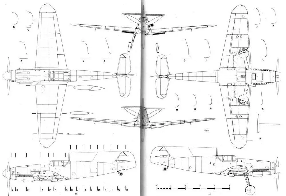 Me 109 G2 Me 109 G12 учебнотренировочный самолет на базе G2 Me 109 - фото 150