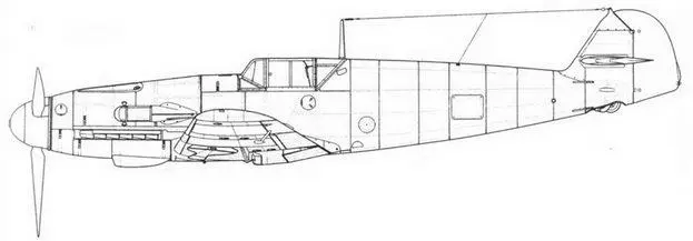 Me 109 F4Ztrop выпуска лета 1941 г Me 109 F4Rtrop разведывательный - фото 82