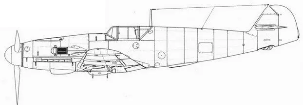 Me 109 F4Rtrop разведывательный вариант с альтернативным типом - фото 83