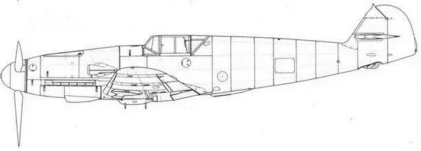 Me 109 F4R разведывательный вариант без радиооборудования Me 109 G2 - фото 84