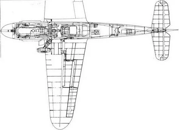 Bf 109F1 300литровый топливный бак левый борт кабины Bf 109 F1 - фото 91