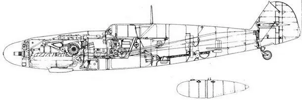Bf 109 F1 JG 2 и JG 26 продолжали налеты на Англию в то время как основные - фото 97